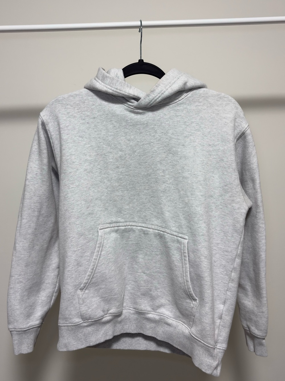 Aritzia Tna Cozy AF Fleece Hoodie Heather Grey